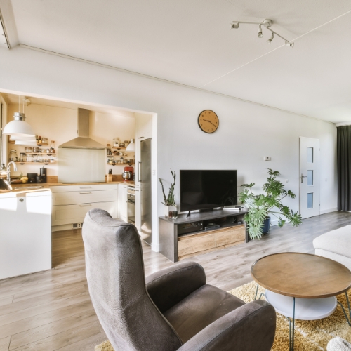 Well Lit Living Space